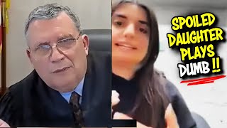 ENTITLED Daddy’s Girl BUSTED Speeding (again), Plays DUMB in Court But the Judge Isn’t HER DAD!!
