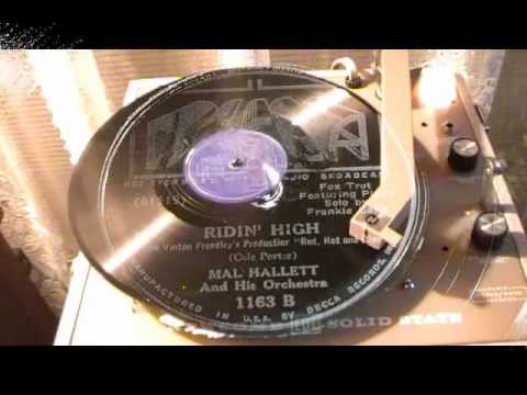 78's - Ridin' High - Mal Hallett and His Orchestra (Decca)1937