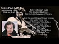 NEIL DIAMOND - Yesterday's Song with Lyrics