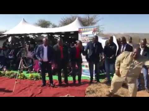 Bafana Ba Sebesho Singing Kurubela (Thimomo) at a Funeral