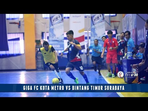 Giga FC Kota Metro (2) vs (6) Bintang Timur Surabaya - Highlight Bolalob FFI U-20