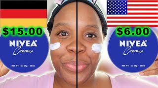 Nivea Cream vs. Nivea Cream! THE BEST NIVEA CREAM! Germany Nivea vs. American Nivea!