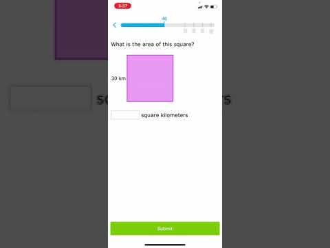 Taliyah Does Math 4! IXL Geometry S.2. Area of Rectangles and Squares