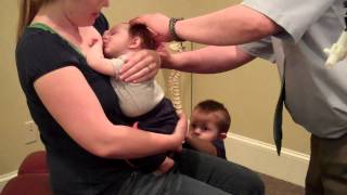 preview picture of video 'Baby Sleeps for KSTChiropractic Adjustment in Jay, Maine'