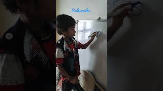 #fun #number_system #lefthanded | How to write with left hand #whiteboard