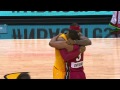 LeBron James Returns To Miami Greets Dwyane Wade