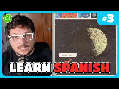 Learn Spanish Easily with Tintin: Explorers on the Moon #3 (Natural Method & Comprehensible Input) 🟢