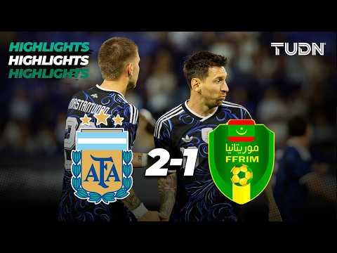 Argentina 2-1 Mauritania 