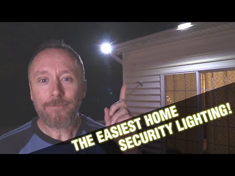 EZ Home Security Solar Lights - They mount to your gutter! by STKR Concepts