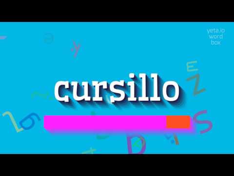 CURSILLO - HOW TO PRONOUNCE IT? #cursillo