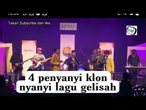 Gelisah - 4 klon Penyanyi Ahmad Yasin.A.Rozainie.Nizam Rusly dan A.Hafiz