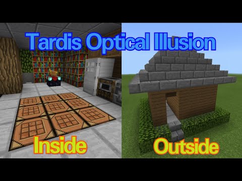 Mind-Blowing Tardis Illusion in Minecraft PE!