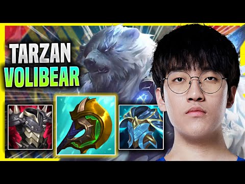 TARZAN DESTROYING WITH VOLIBEAR! - LNG Tarzan Plays Volibear JUNGLE vs Taliyah! | Season 2022