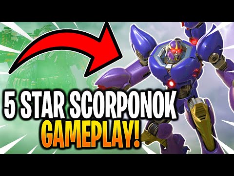 *NEW* 5 STAR SCORPONOK GAMEPLAY! - Transformers: Forged To Fight