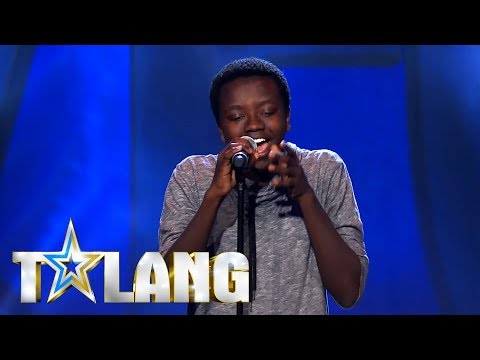 Tousin "Tusse" Chiza sjunger Adeles Make you feel my love i Talang 2018 - Talang (TV4)