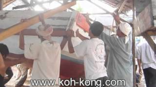 preview picture of video 'Koh Kong Cambodia Percy's boat building'