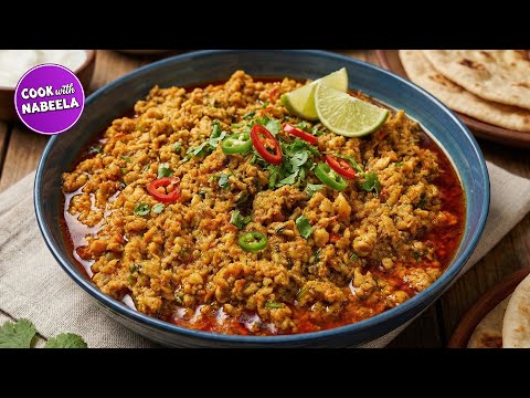 Chicken Keema Curry Recipe by Cook with Nabeela