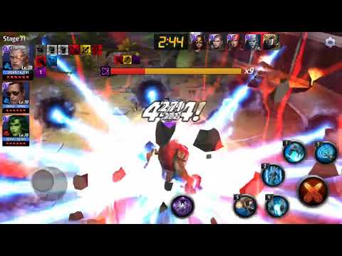 Marvel Future Fight Cable vs WBU cull stage 71