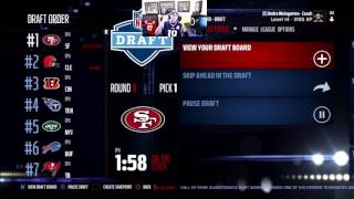 Rookie Draft!! Madden 17 Saints Franchise Ep. 163