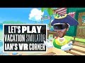 Vacation Simulator PSVR gameplay - Ians VR Corner (Let's Play Vacation Simulator PSVR)