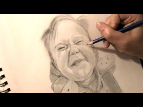 Watch me DRAW a BABY (Time Lapse) - 11/16/17