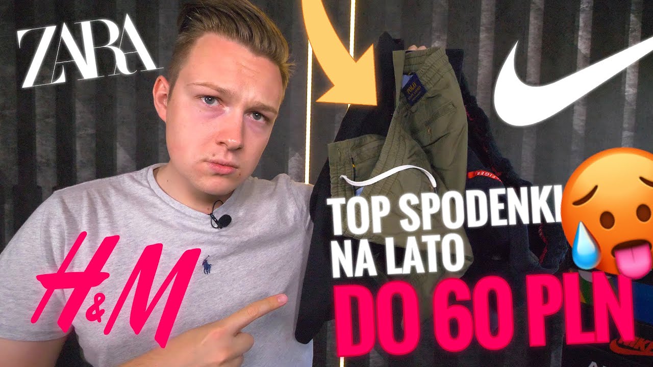 TOP 10 🔝 najlepsze spodenki NA LATO do 60 PLN! 🔥 Zara, H&M, Nike, Adidas, POLO, Tommy, House, Cropp
