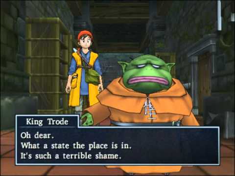 66 Dragon Quest 8 Cut-scene - The Library in Castle Trodain