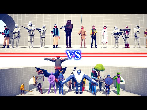 STAR WARS TEAM vs GIANTS TEAM - Totally Accurate Battle Simulator TABS