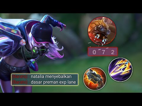 Natalia Exp Lane Thug | Top Global Natalia Gameplay - MLBB