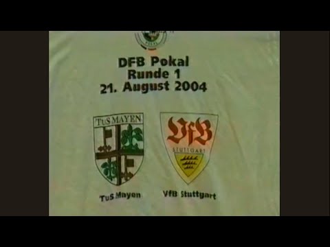 Auslosung und Berichte zum DFB-Pokal Spiel 2004 gegen den VfB Stuttgart