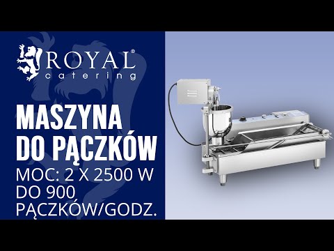 Video - Outlet Maszyna do pączków - 23 l - 2 x 2500 W