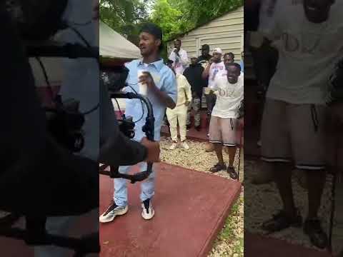 Behind the Scenes Cal Wayne in Third Ward "Top of my Game" video shoot