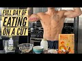 HOW I EAT TO BURN FAT AND MAINTAIN MUSCLE MASS | DO MACROS REALLY MATTER? | FULL CUTTING DIET SHOWN