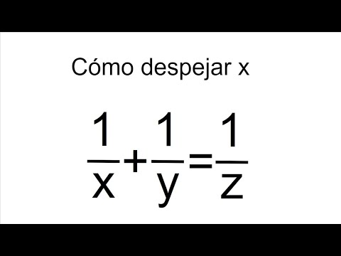 CÓMO DESPEJAR LA INCÓGNITA X. Matemáticas Básicas
