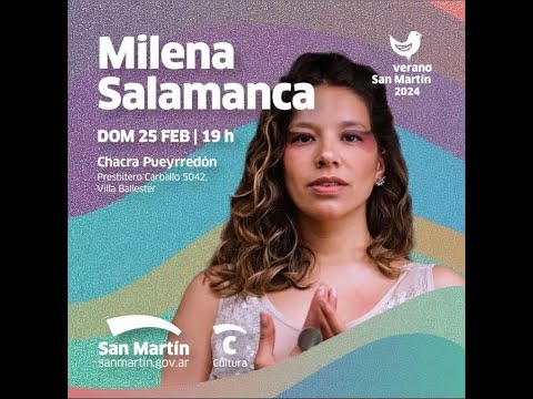 25 02 2024 MILENA SALAMANCA Amorosa Palomita chacra Pueyrredon San Martin Festival de las Mujeres HD
