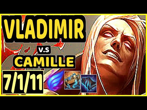 KUZAN (VLADIMIR) vs CAMILLE - 7/1/11 KDA MID CHALLENGER GAMEPLAY - KR