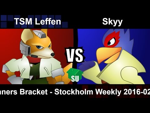 TSM Leffen (Fox) vs Skyy (Falco) - Winners Bracket Stockholm Weekly 2016-02-16