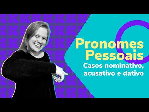 Pronomes pessoais nos casos nominativo, acusativo e dativo | Alemão | Aula #51