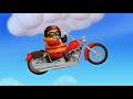 Special Agent Oso Special Alert Wolfie Boat Ride Motorcycle Across Lake Float Water Palm Trees