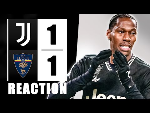 Dominate but hand a HORRIBLE Lecce points! | Juventus 1-1 Lecce Match Reaction