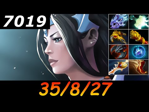 Dota 2 Mirana 7019 MMR 35/8/27 (Kills/Deaths/Assists) Ranked Full Gameplay