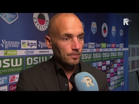 Mitchell van der Gaag na afloop van Excelsior - Heracles Almelo