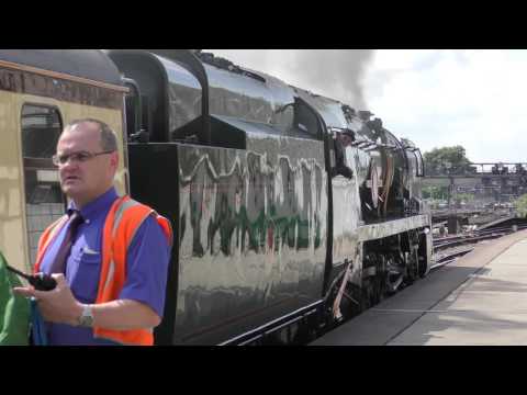 35028 Clan Line.  The Waterloo Sunset. 9th July 2017