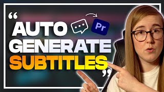 How to Auto Generate Subtitles in Premiere Pro | Adobe Premiere Pro Tutorial