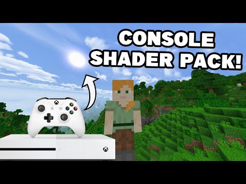 How To Get The Console Shader Pack On Minecraft Xbox! Realistic Looking Texture Pack!