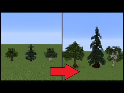 Minecraft: How To Make Better Trees!