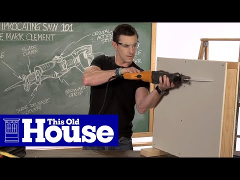 Reciprocating Saw 101: How to Demolish a Wall  | Tool School | This Old House