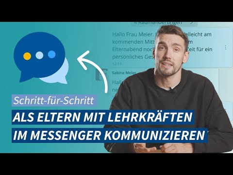 IServ-Messenger: Als Elternteil eine Lehrkraft kontaktieren