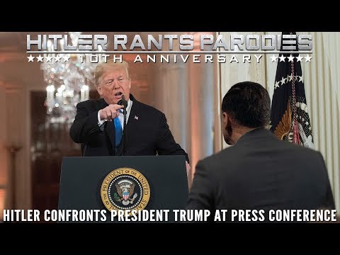 Hitler confronts President Trump at press conference