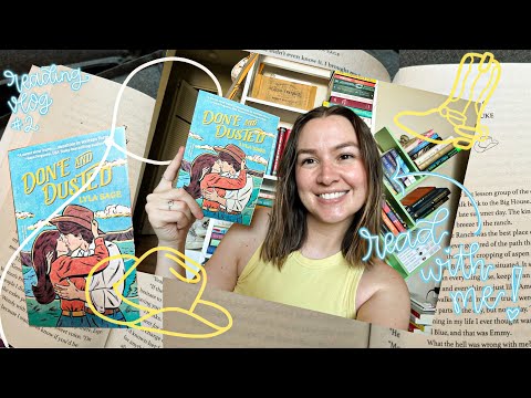 Read with Me • Reading Vlog #2: Done and Dusted by Lyla Sage • cowboy romance book review
